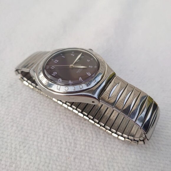 Swatch Irony Sommelier 1996 YGS707 Burgundy Dial Swiss Made Working New Battery - Picture 6 of 7